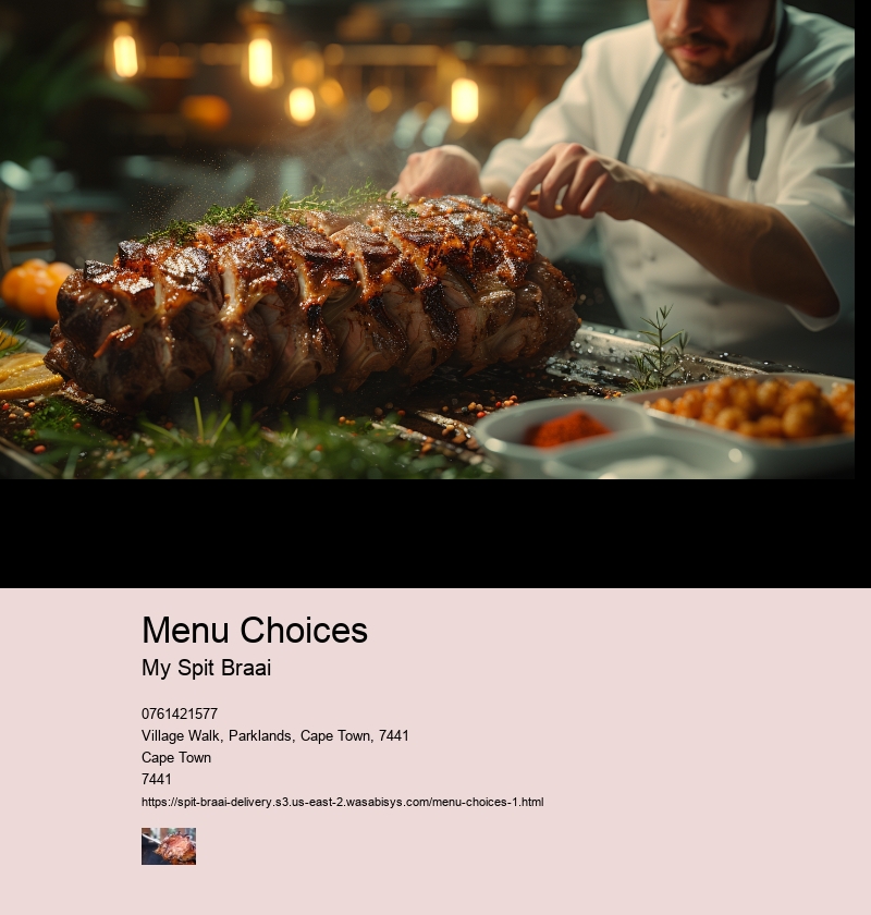 Menu Choices