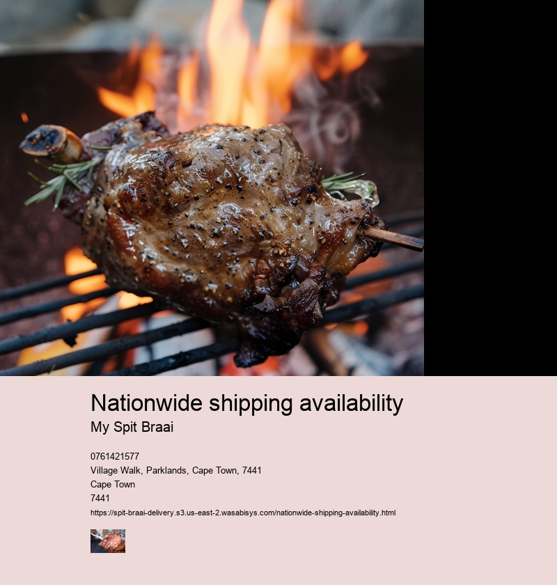 Nationwide shipping availability