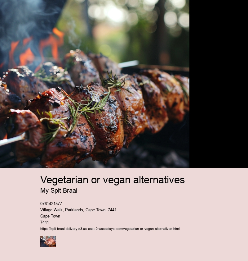 Vegetarian or vegan alternatives